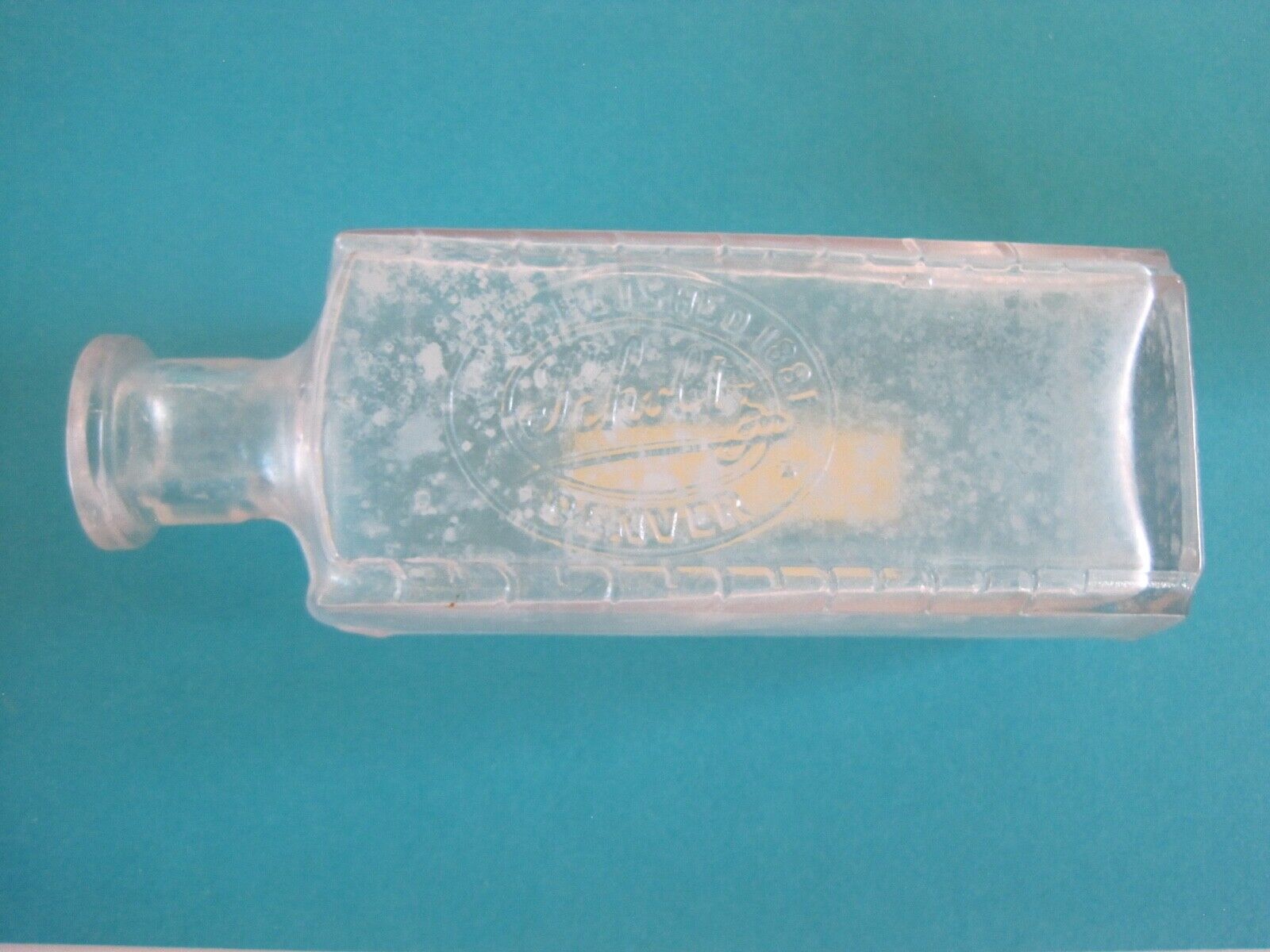 Denver Bottle Established 1881 Bottle Scholtz Denver Circa 1881-1915