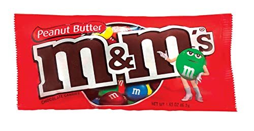 M&M PEANUT BUTTER 1.63OZ - 24 PK - 1 BOX