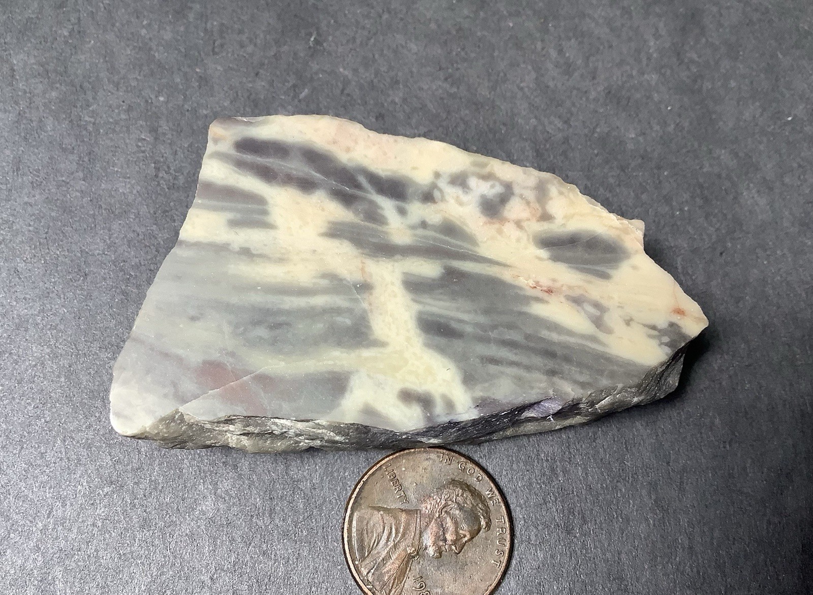 Dolomite Rainbow Kona Specimen, Face Polish, 30x50x15mm, 2.0oz #607