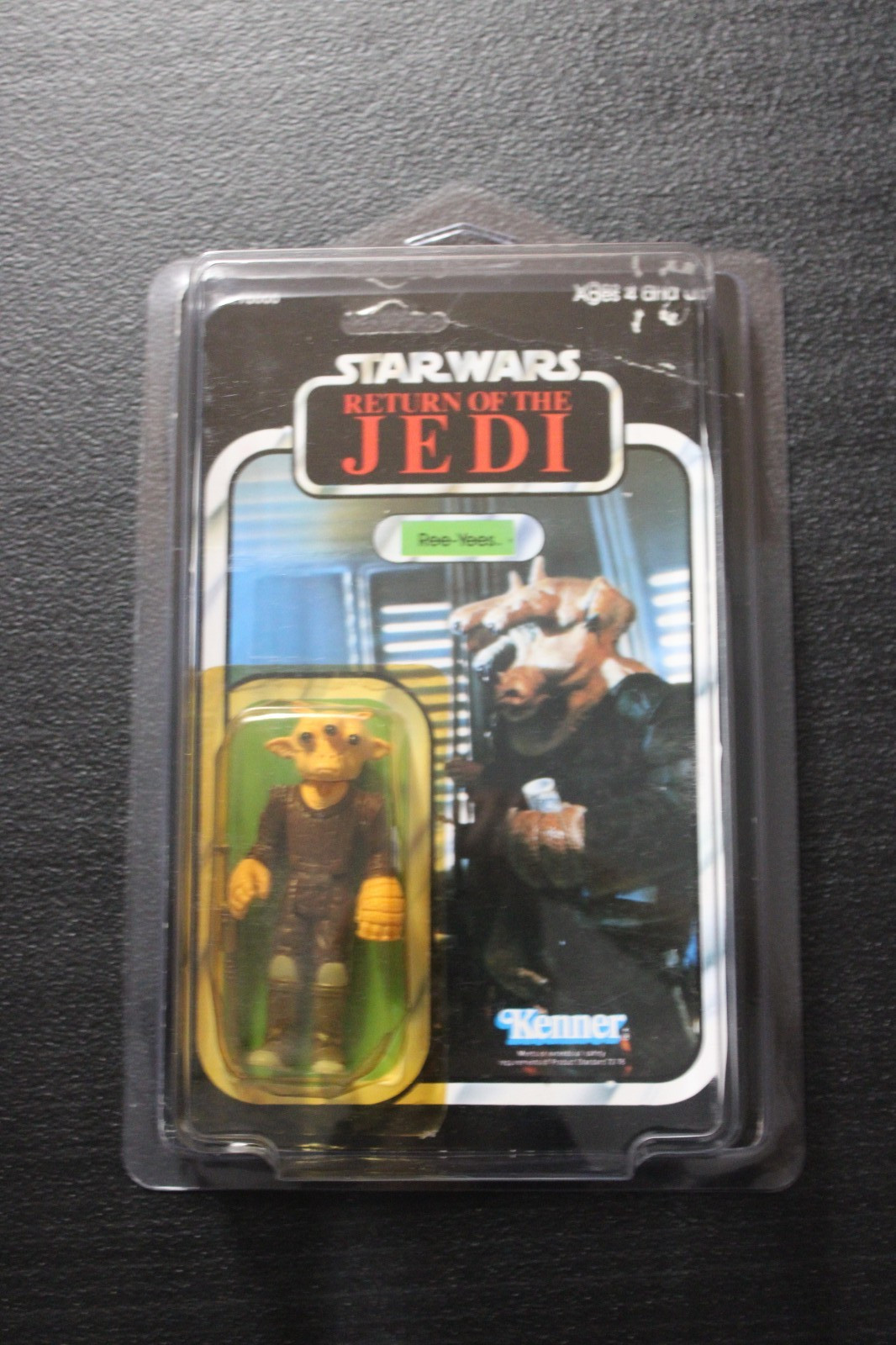Kenner Star Wars ROTJ Ree-Yees Action Figure 1983 Vintage Carded