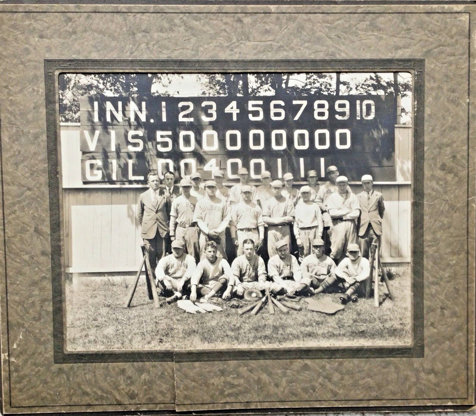 Rare  1910 Photograph , Lynchburg, Virginia Gilbert Shoe Company Baseball Team,