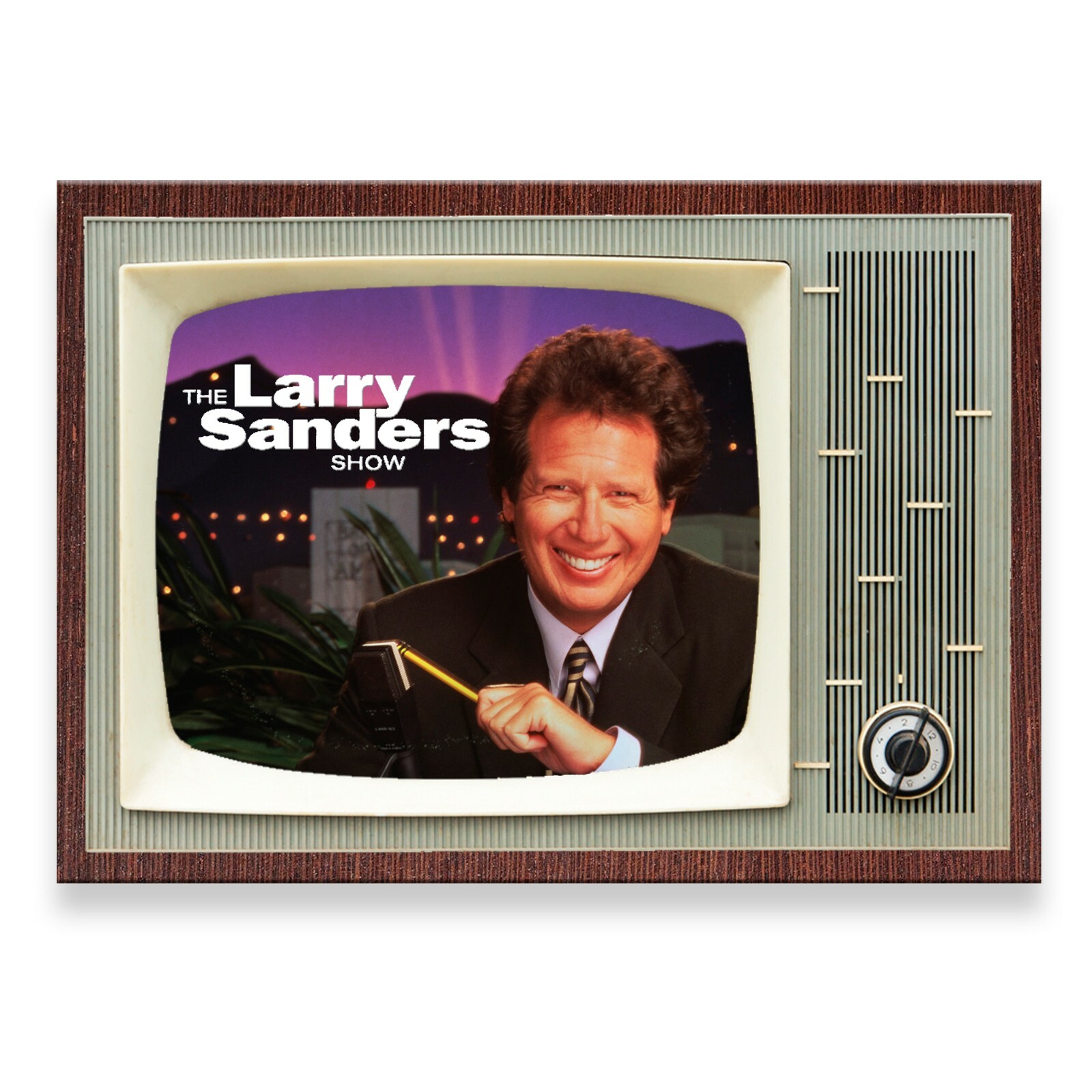 THE LARRY SANDERS SHOW Retro TV Design 3.5 inches x 2.5 inches FRIDGE MAGNET THE LARRY SANDERS SHOW Retro TV Design 3.5 inches x 2.5 inches FRIDGE MAGNET