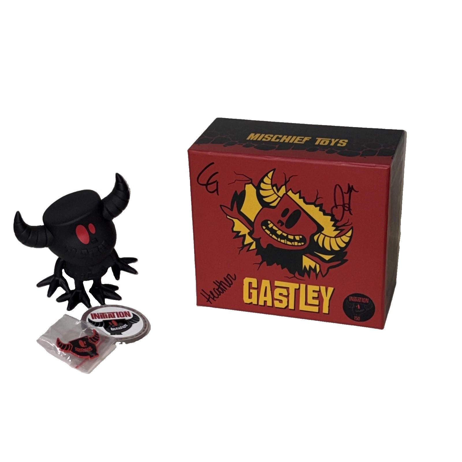 Mischief Toys Initiation Gastley LE 150 Signed w/ Coin & Pin