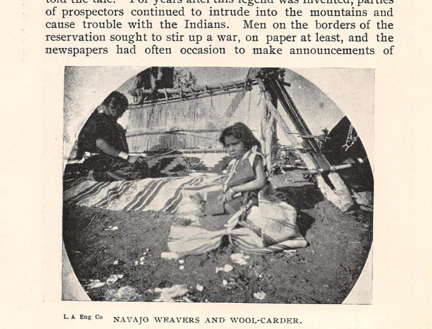 antique 1899 article NAVAJO Ceremonial Traditions Navajo Nation Reservation