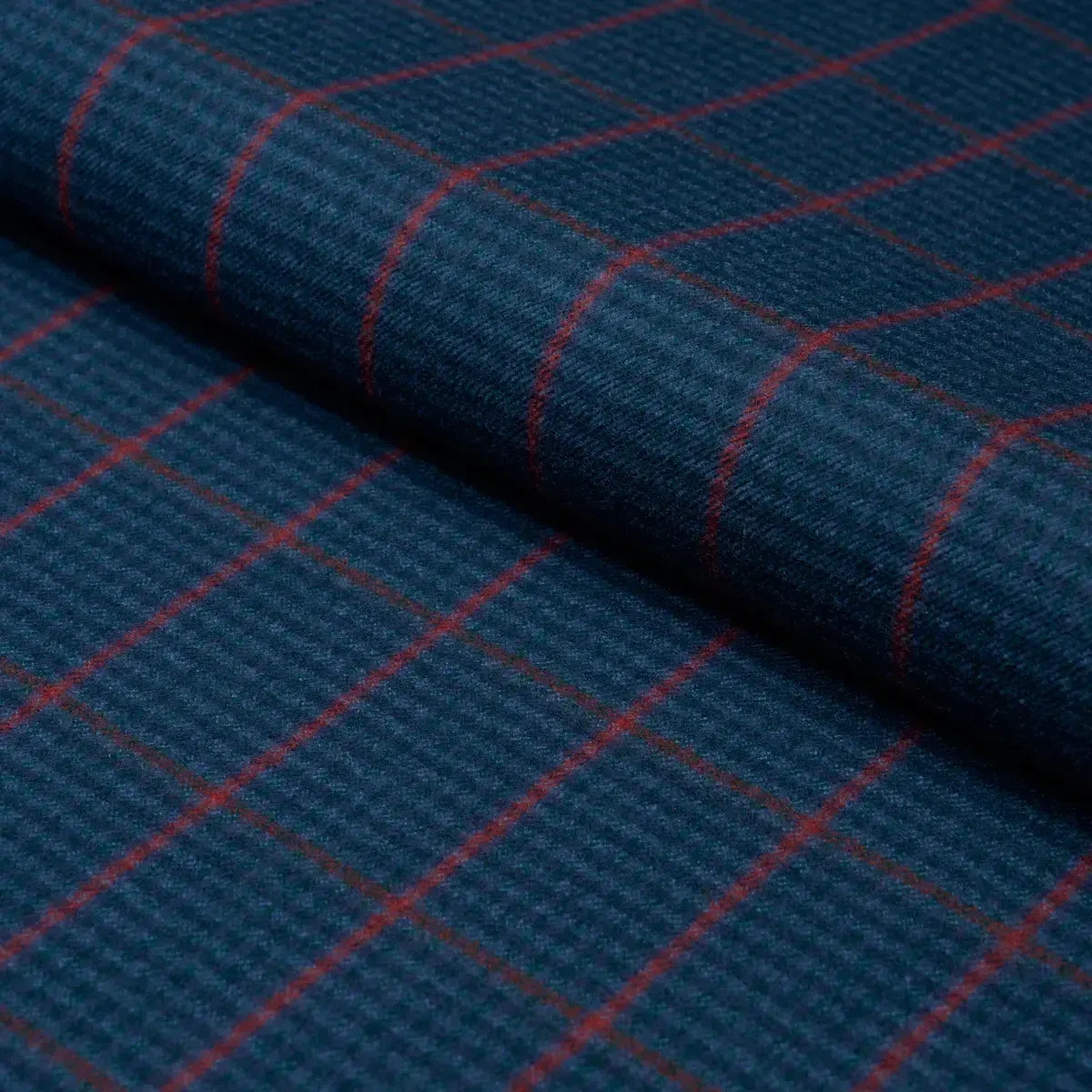 Schumacher Menswear Wool Fabric - Aldridge Wool Houndstooth Spruce 3.40 yd 82335
