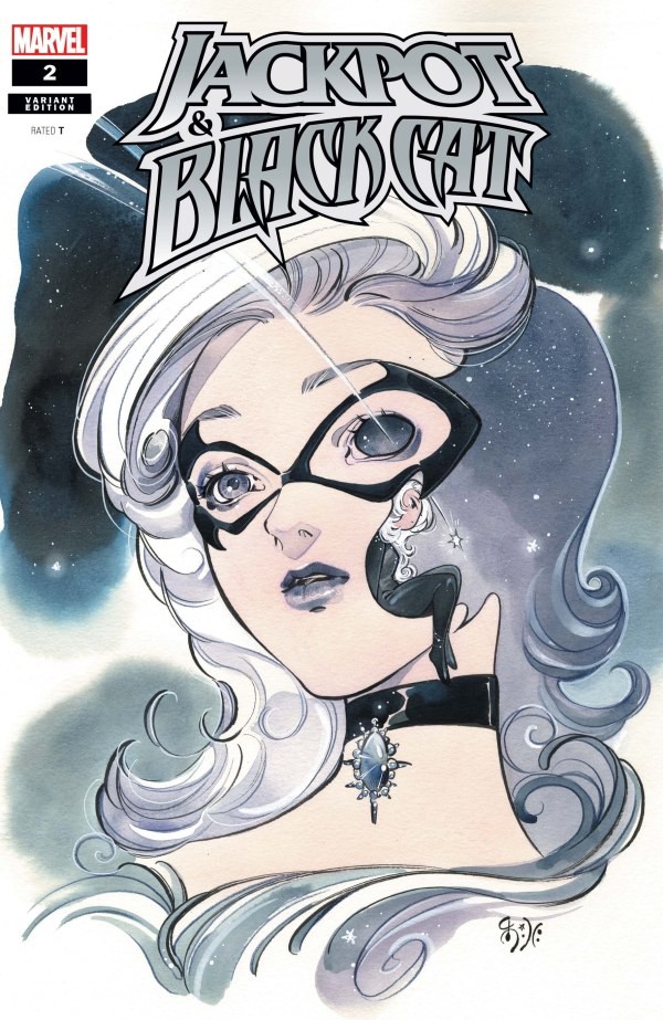 Jackpot and Black Cat #2 Peach Momoko Variant Marvel 2024