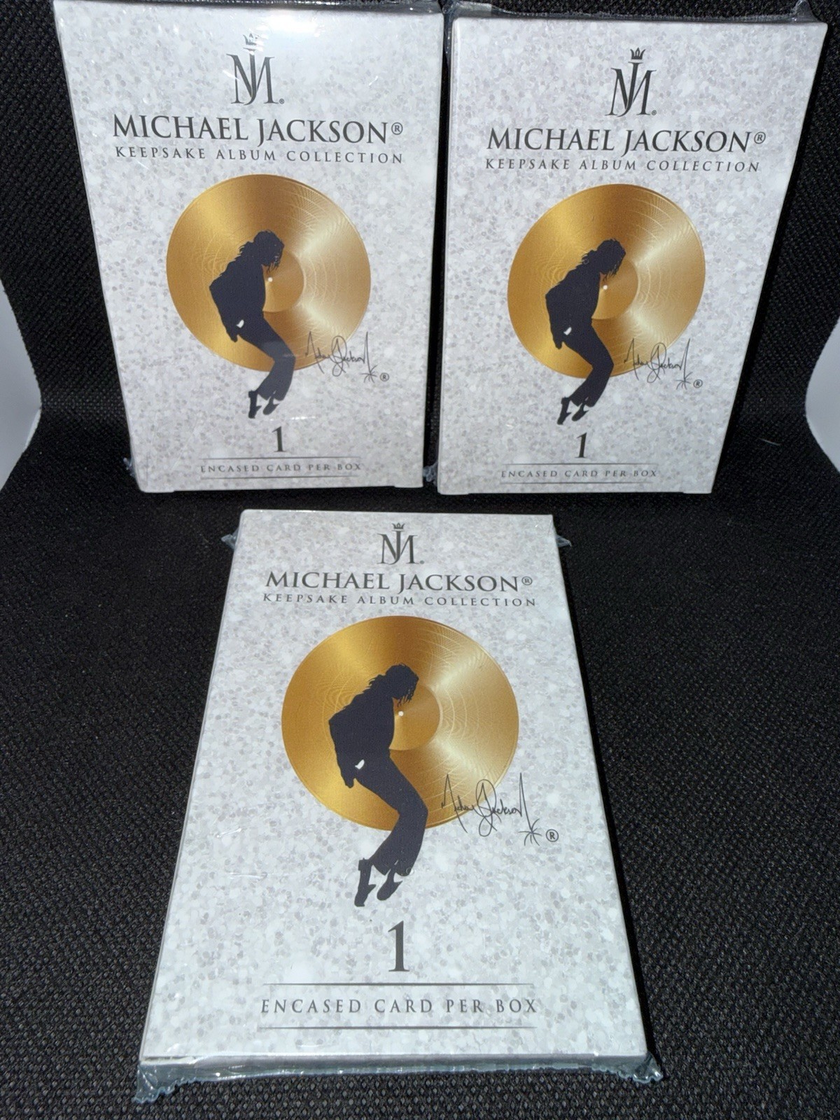 3 Box Lot - Sealed Michael Jackson Keepsake Album Collection Mystery Box