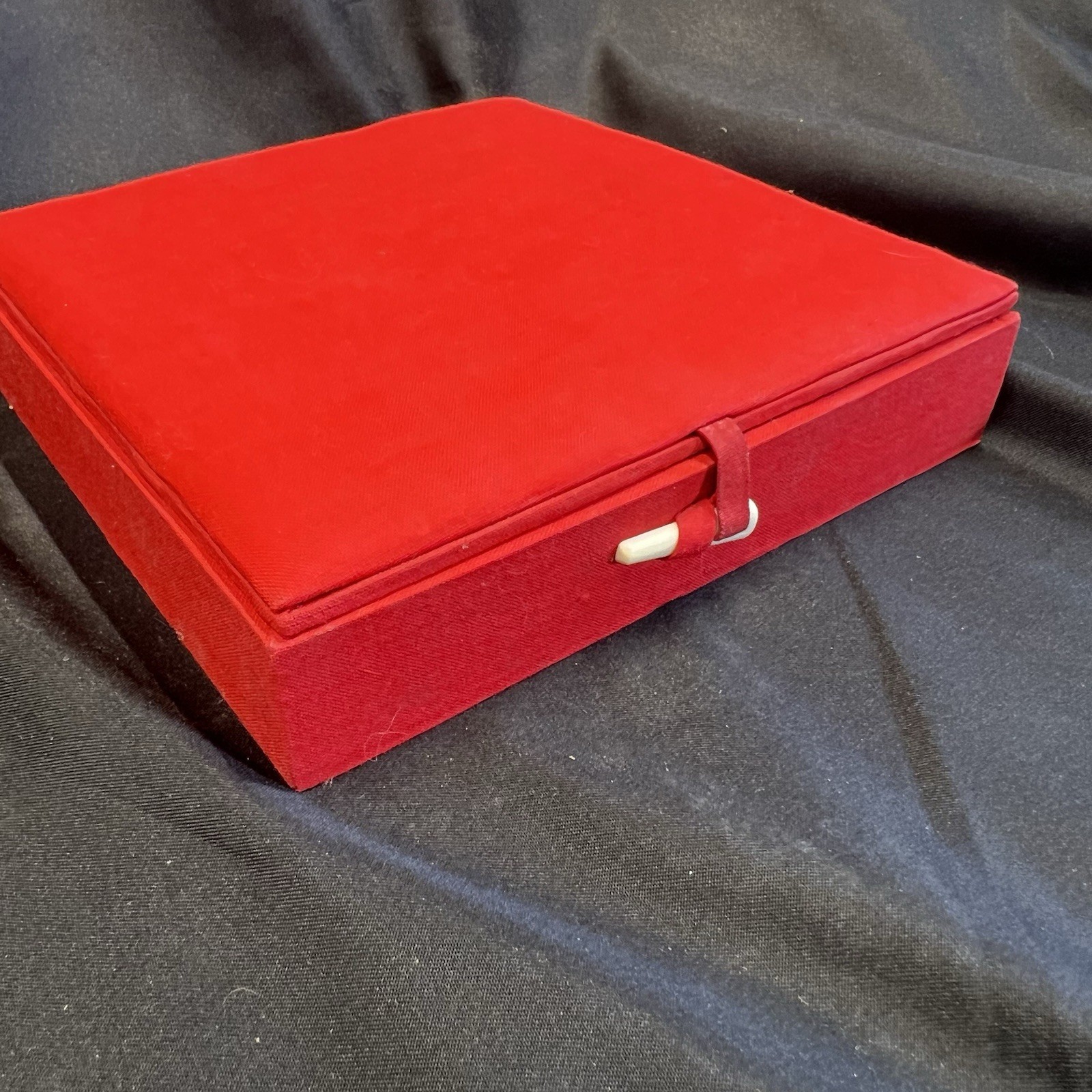 Traditional Chinese Feng Shui Luo Pan Compass Brass Geomantic Instrument-Red Box