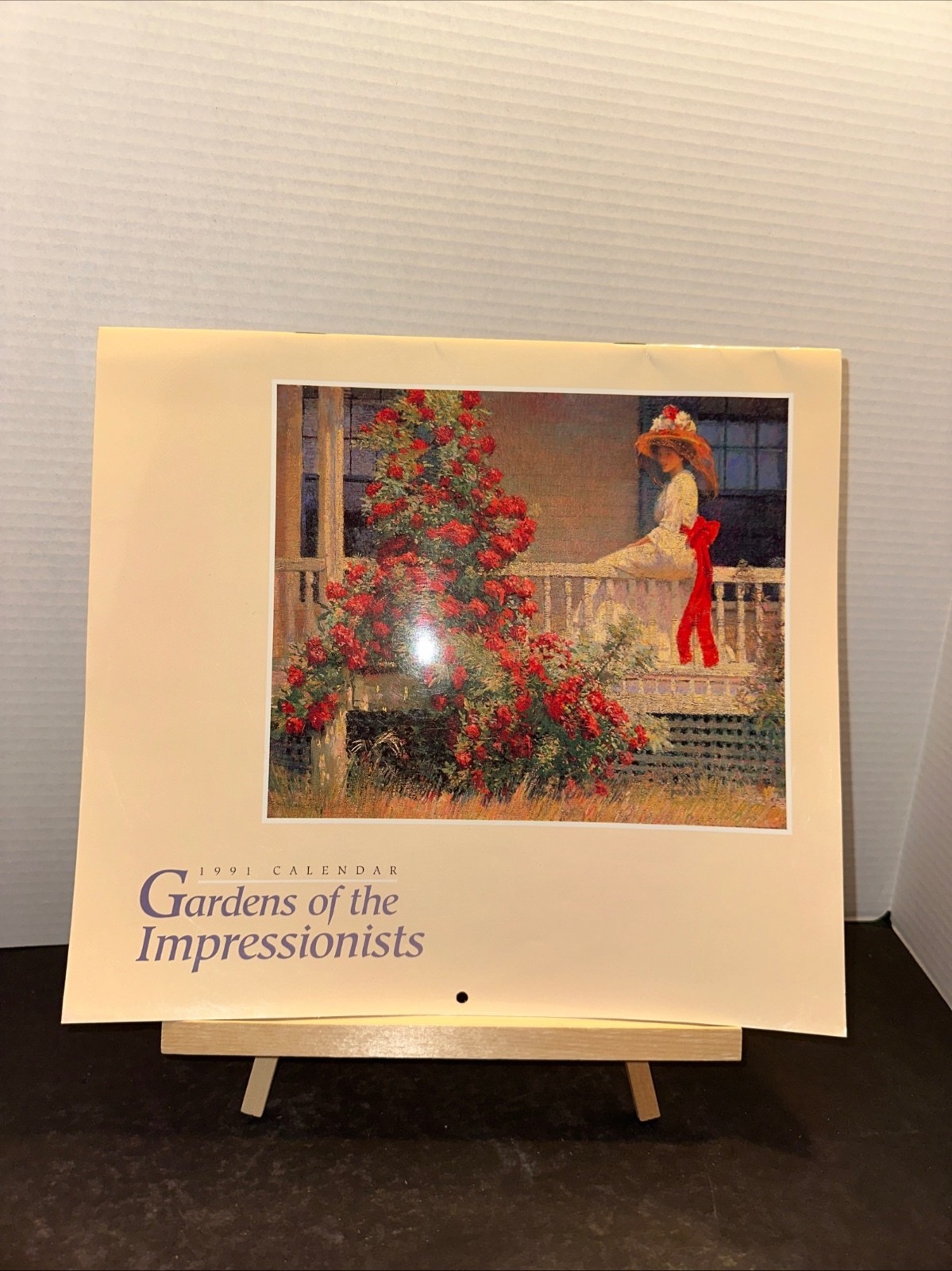 1991 Gardens of the Impressionists Pomegranate vintage art calendar