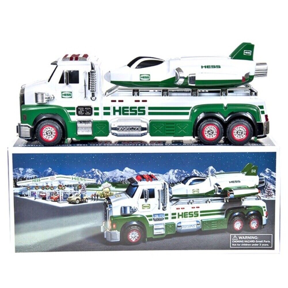 2014 Hess Truck with Space Cruiser & Scout Hess Toy Truck 50th Anniversary