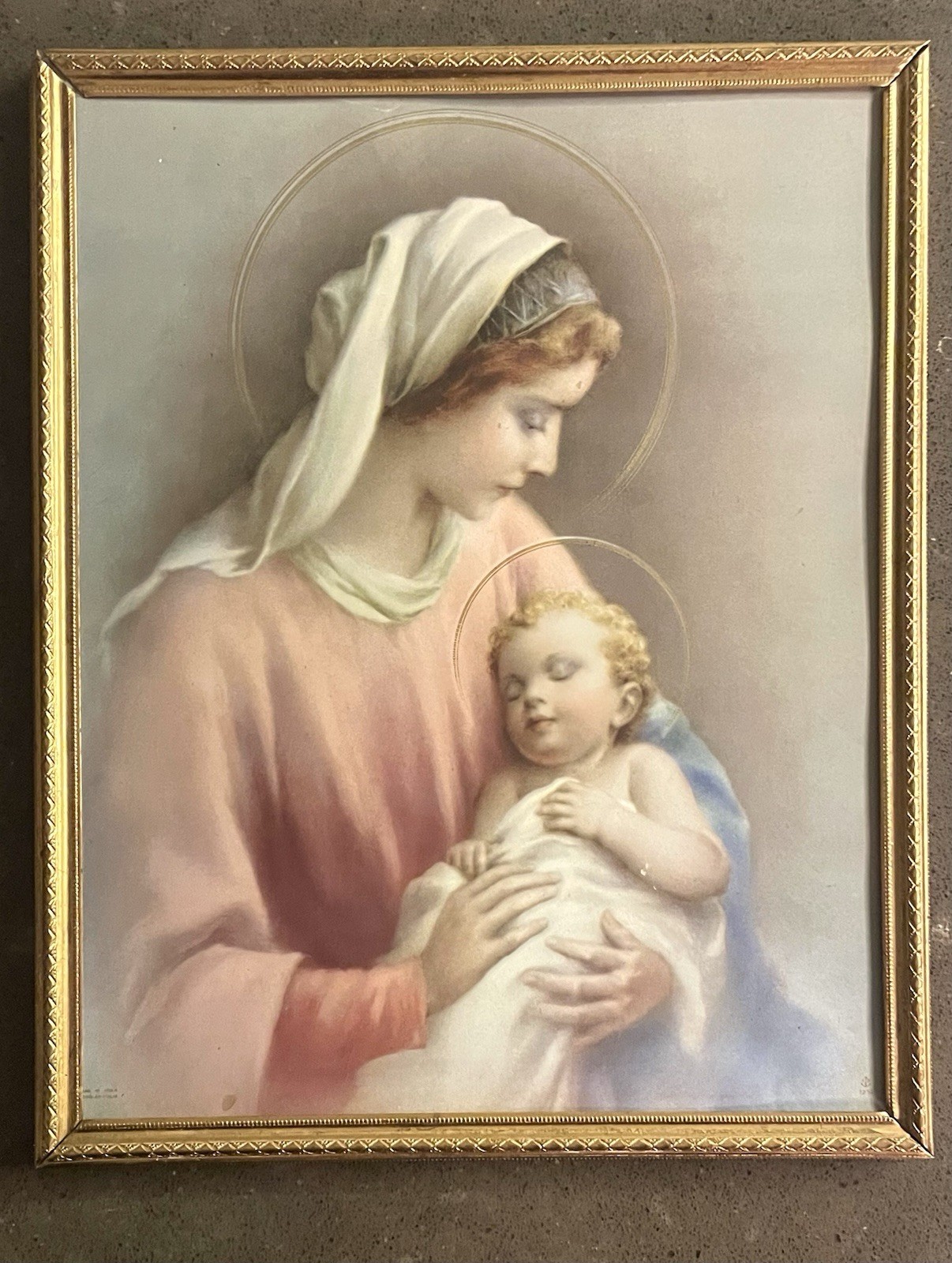 Blessed Mary & Jesus Catholic Art Print - 8x10 - Benefits Mercy Ships Blessed Mary & Jesus Catholic Art Print - 8x10 - Benefits Mercy Ships