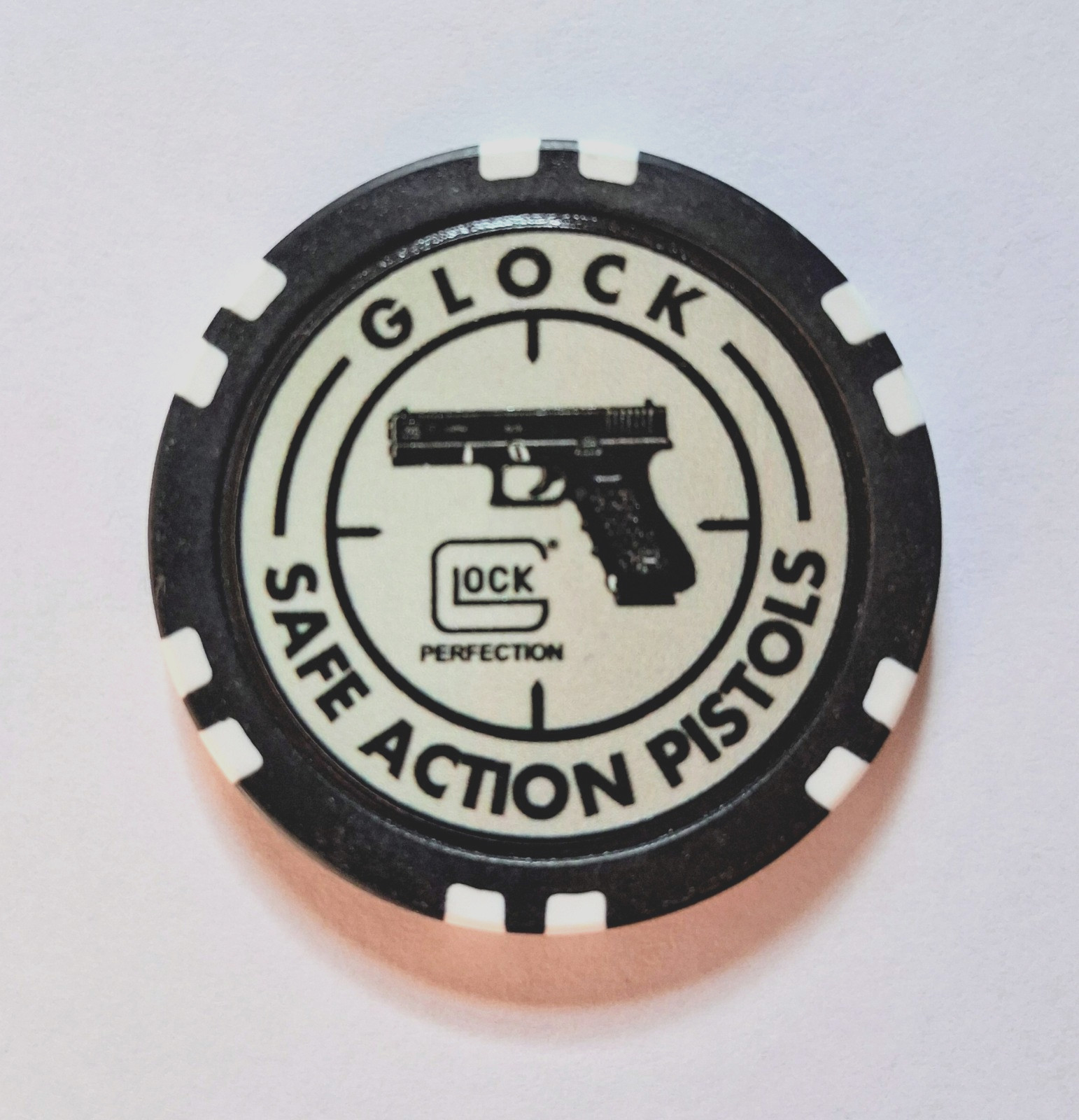 Glock Safe Action Pistols Poker Chip- (Golf Marker Coin) - FREE US SHIPPING