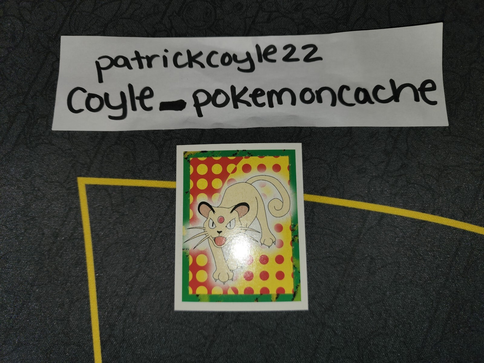 Persian #53 Pokemon Merlin Sticker NM
