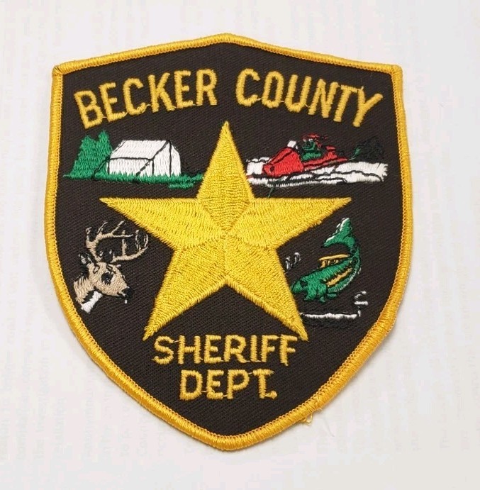Becker County Minnesota Sheriff Shoulder Patch