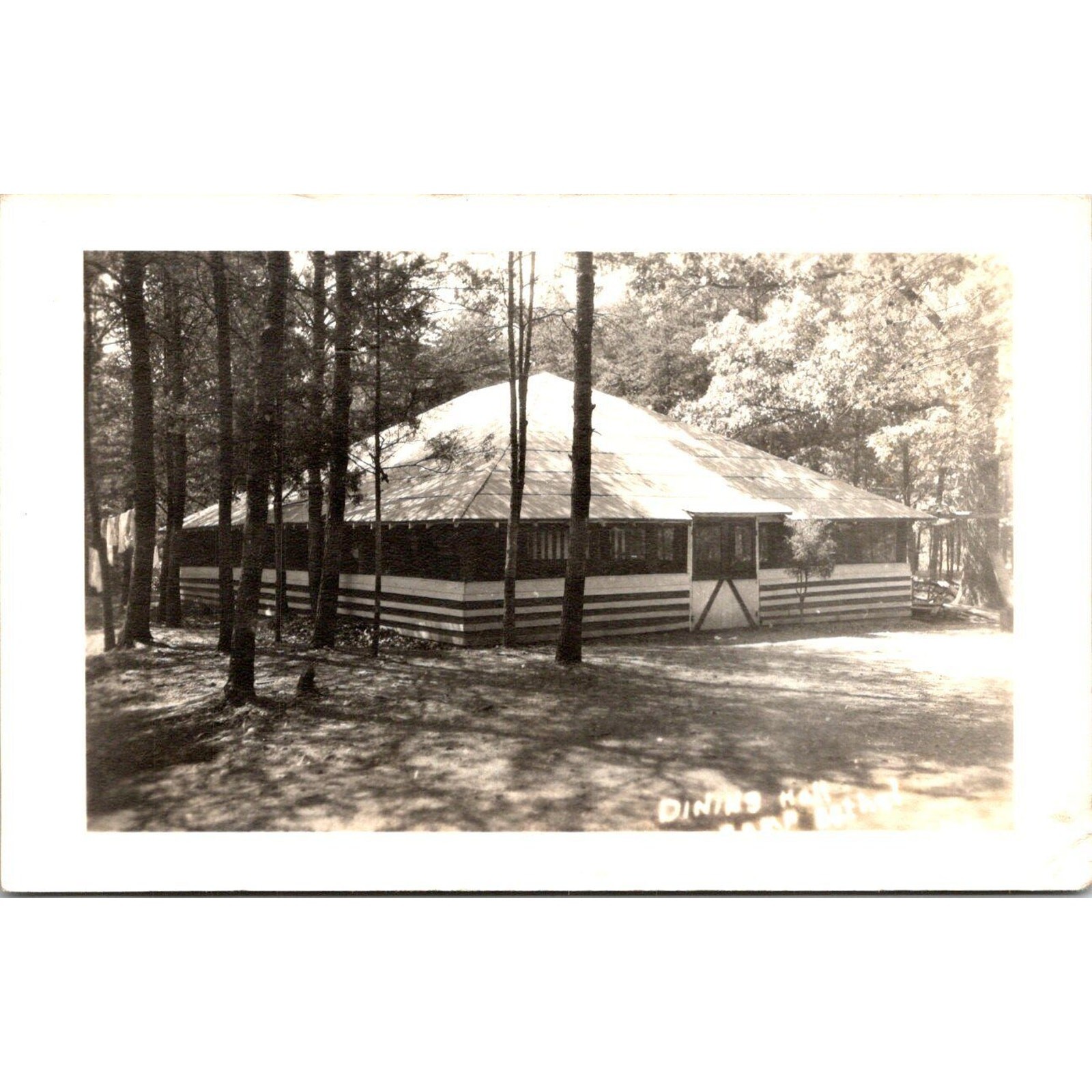 Vintage Postcard RPPC Dining Hall Camp Bethel Real Photo 1900s EKC Vintage Postcard RPPC Dining Hall Camp Bethel Real Photo 1900s EKC