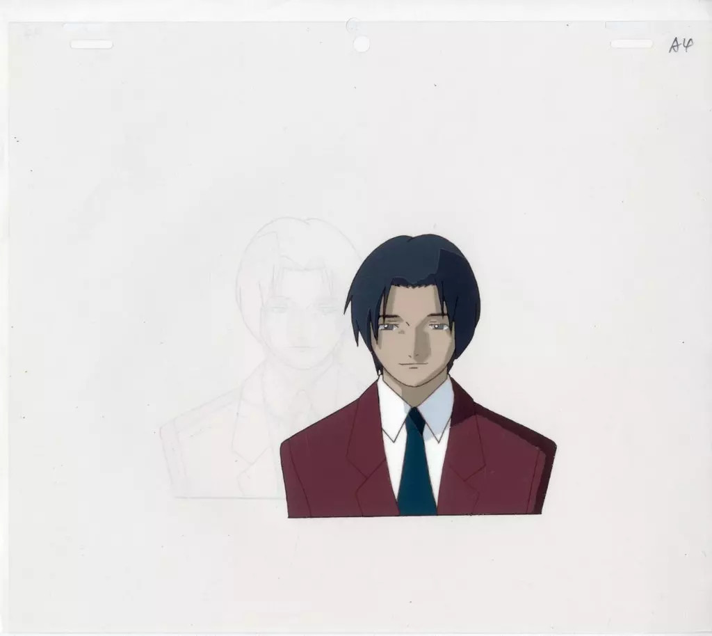 Boogiepop Doesn't Laugh Cel Art A4 with Background, Original Drawing