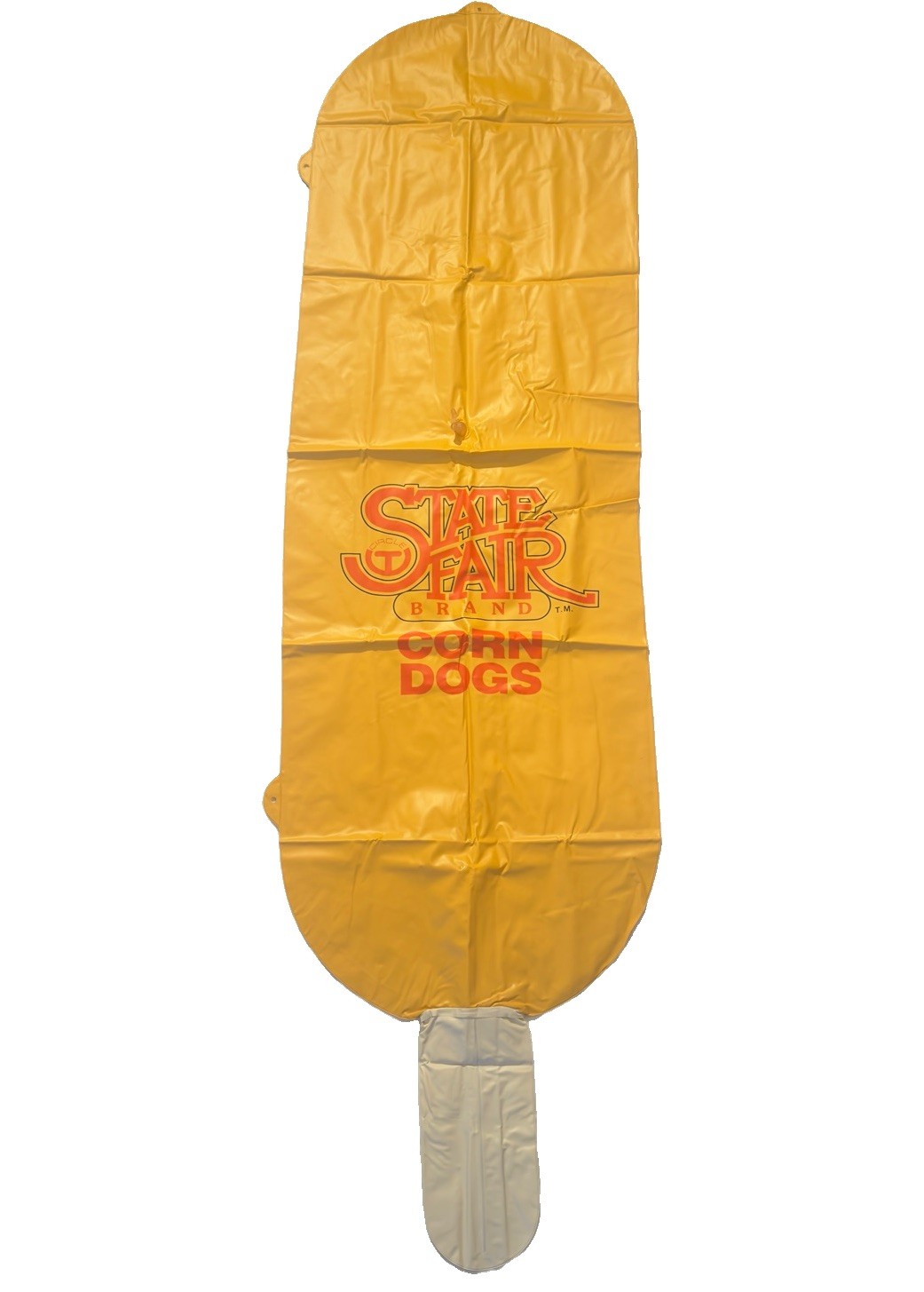 Vintage Inflatable Corn Dog State Fair Brand Circle T Foods 5.5 Ft Huge Rare HTF