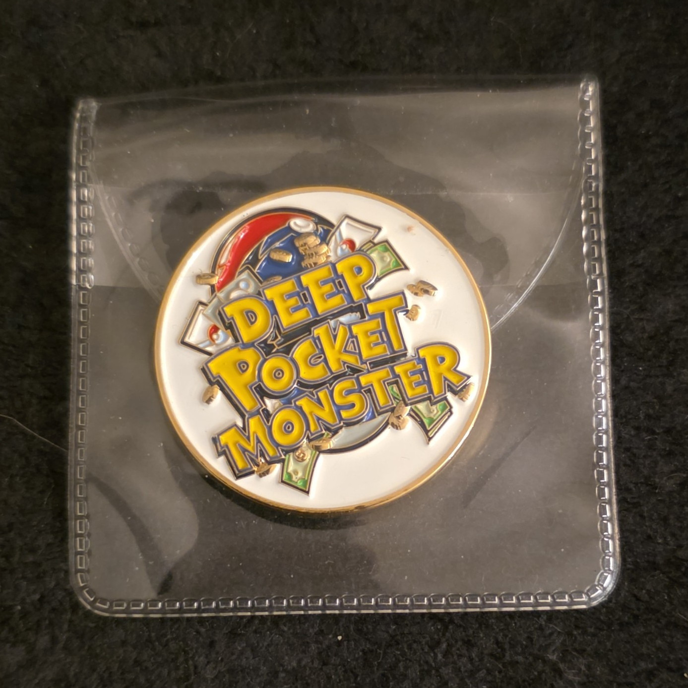 YouTuber Deep Pocket Monster 50K Enamel Coin (Extremely RARE)