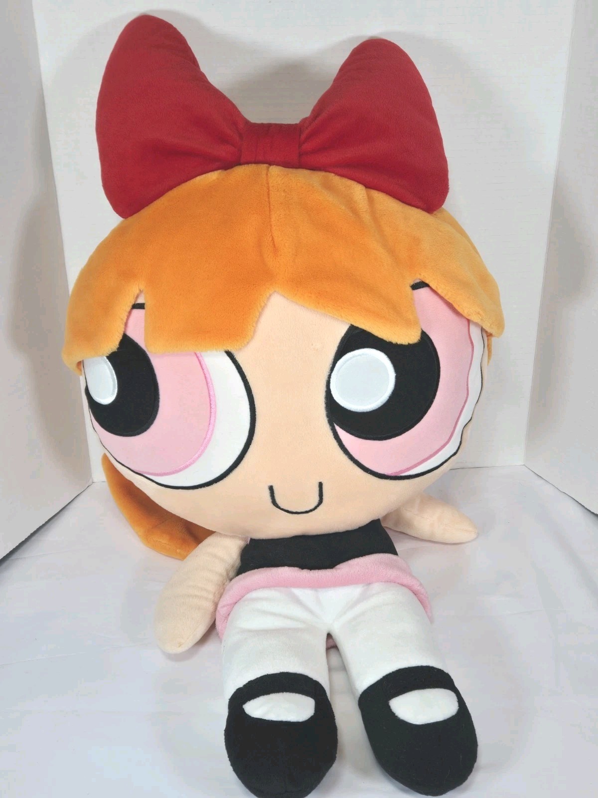 RARE Vintage Powerpuff Girls Blossom Giant Jumbo 30” plush Cartoon Network 2000