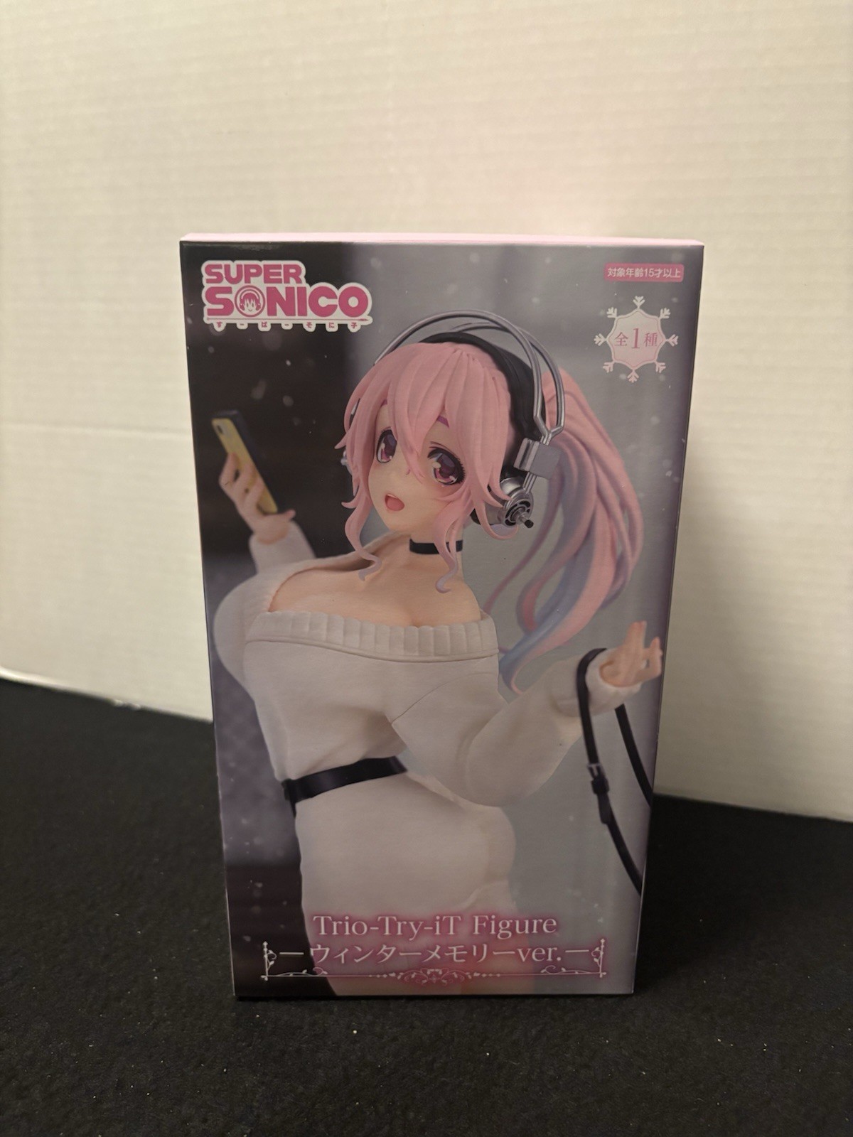 Super Sonico Trio-Try-iT Figure-  Winter Memory ver. FuRyu New