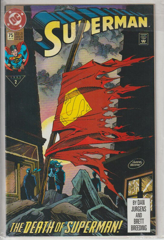 SUPER SALE to buy all 5 of THE DEATH OF SUPERMAN collectible comics