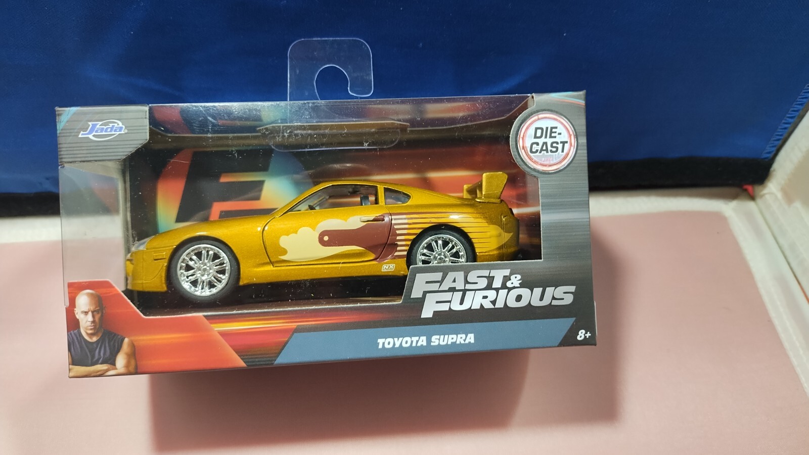 Fast & Furious Toyota Supra Gold Diecast 1:32 Scale Rear Spoiler New Jada Fast & Furious Toyota Supra Gold Diecast 1:32 Scale Rear Spoiler New Jada