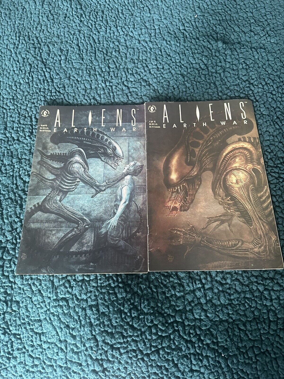 Aliens Earth War #1 And #2 Dark Horse Comics 1990