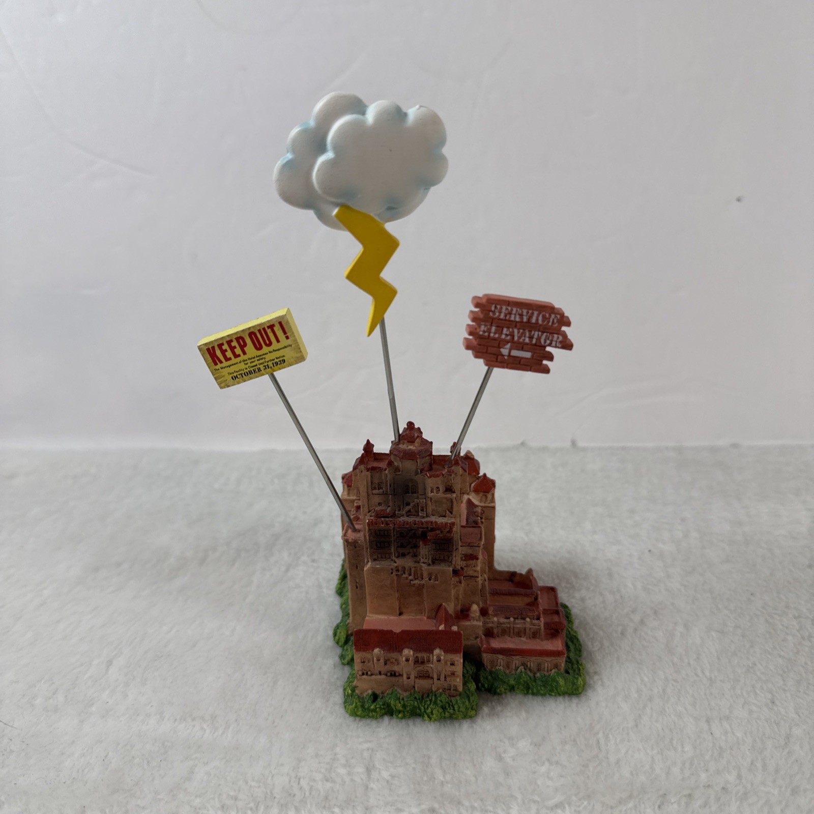 Vintage Disney MGM Studios Twilight Zone Tower of Terror Resin Memo Clip Holder