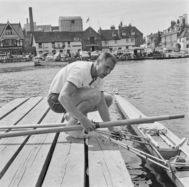 American rower Donald Spero of the New York Athletic Club 1960s OLD PHOTO