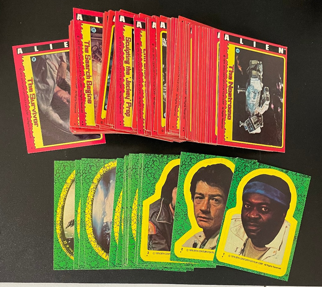 1979 Topps Alien Movie Complete 88 Card Set 22 Stickers