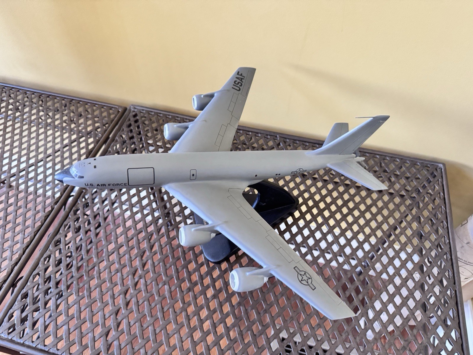 Boeing KC135R Strato Tanker 1/100 Scale Hand Carved Model