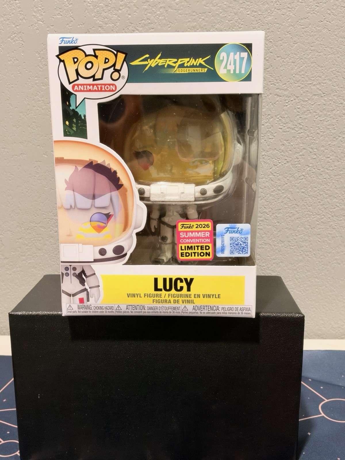 Funko Pop Lucy Spacesuit 2026 SDCC Cyberpunk Edgerunners 2417 Limited Edition Funko Pop Lucy Spacesuit 2026 SDCC Cyberpunk Edgerunners 2417 Limited Edition