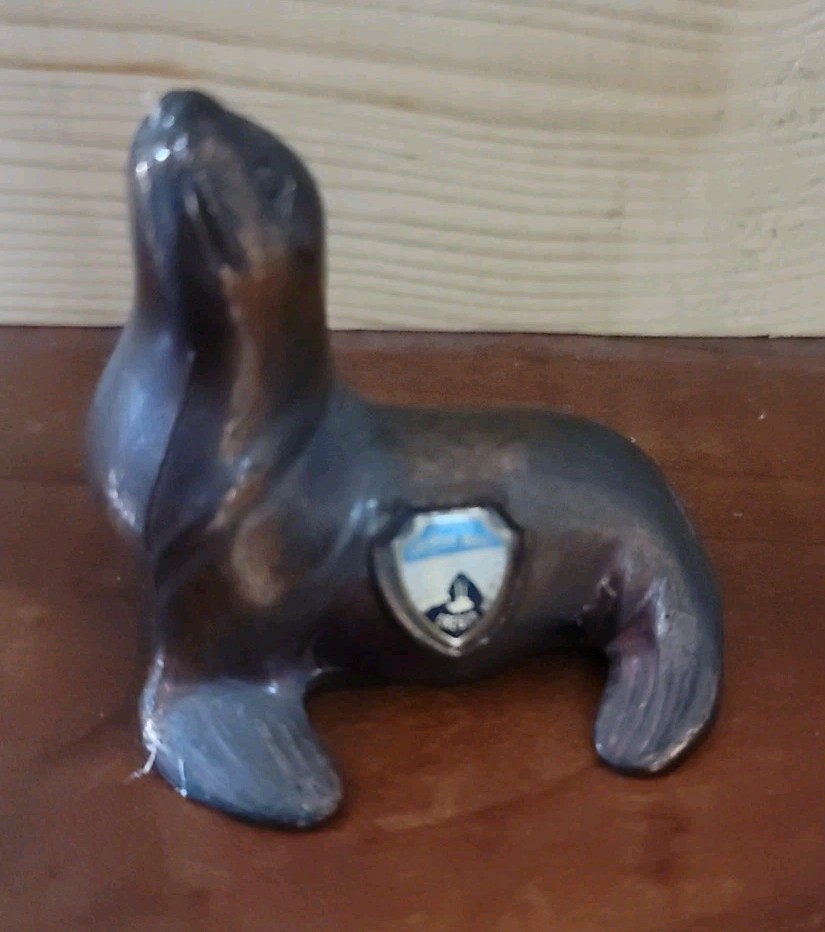 Vintage Copper Seal Figurine– Depoe Bay, OR - Japan Stamped 2.5
