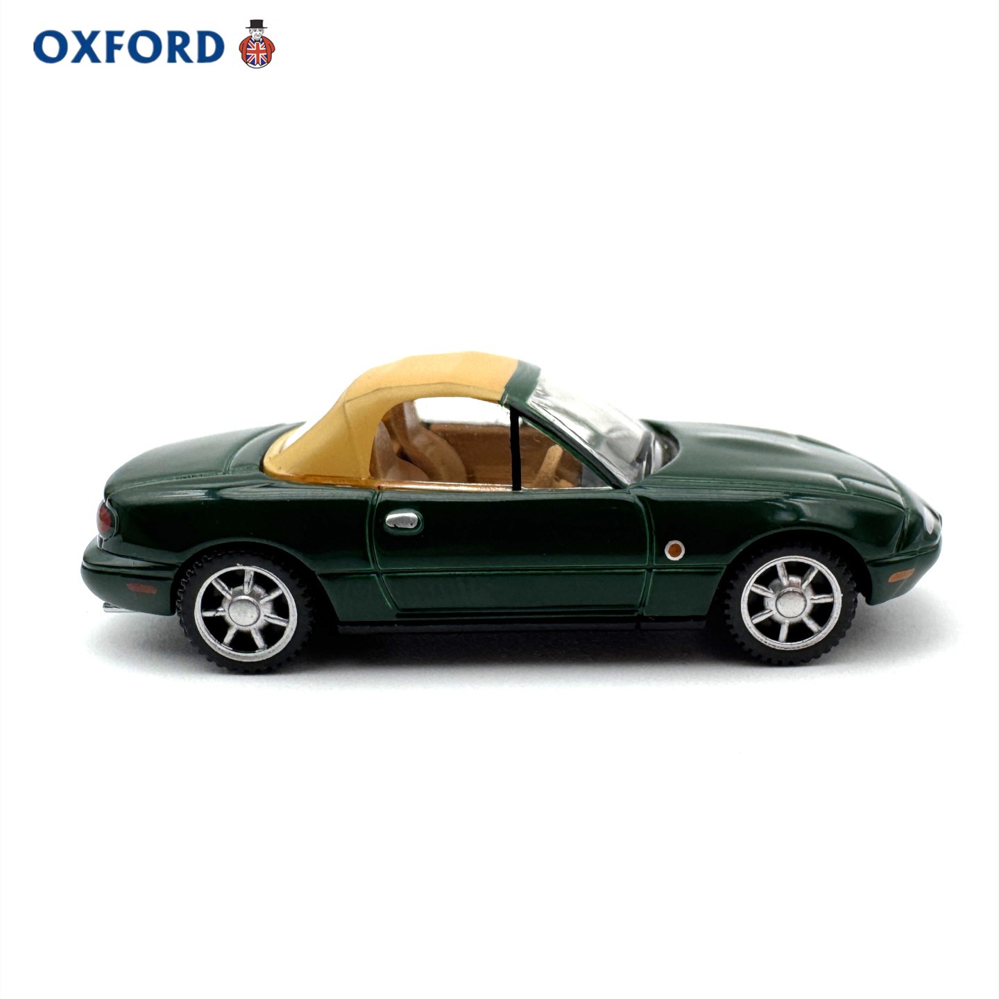 1:76 Scale Mazda MX-5 Miata MK1 Diecast Model - British Racing Alloy Collectible