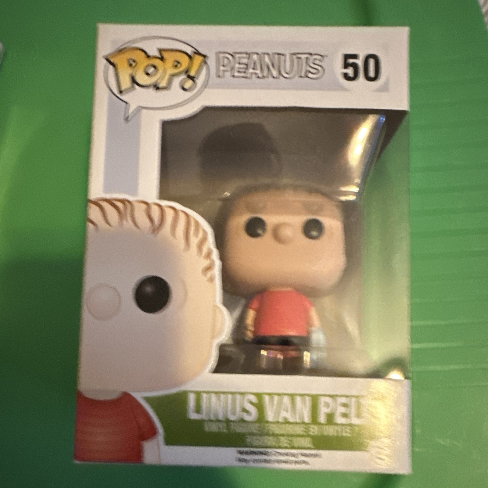 Funko Pop Peanuts Linus Van Pelt #50 Pop Vinyl Vinyl Figure