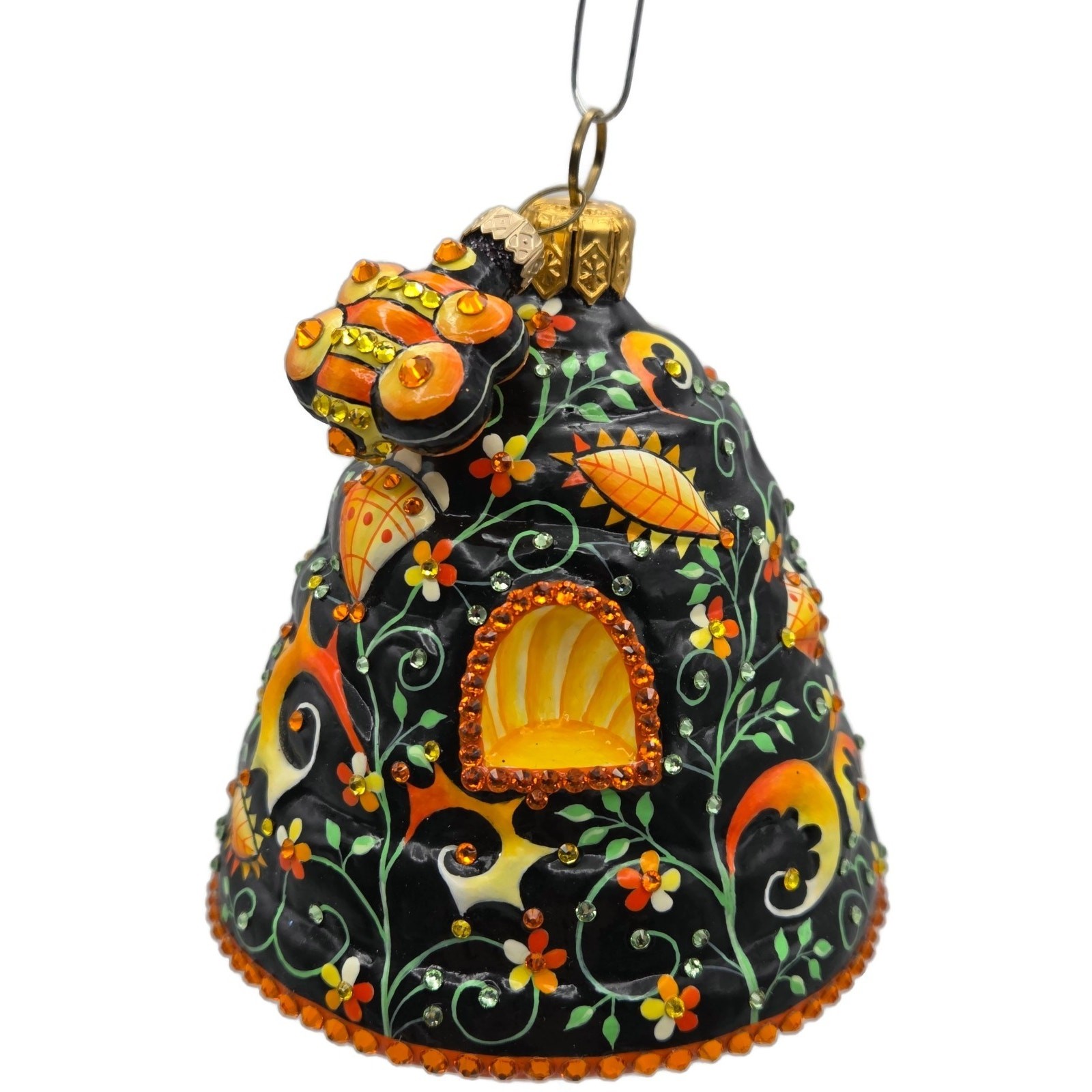 Patricia Breen Stunning Skep Russian Fairy Tale Bee Christmas Tree Ornament 3231