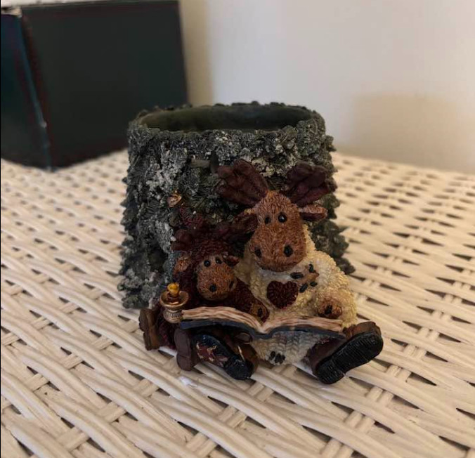 Boyds Bears & Friends  Maynard & Melvin Tales of the North Votive Candle Holder