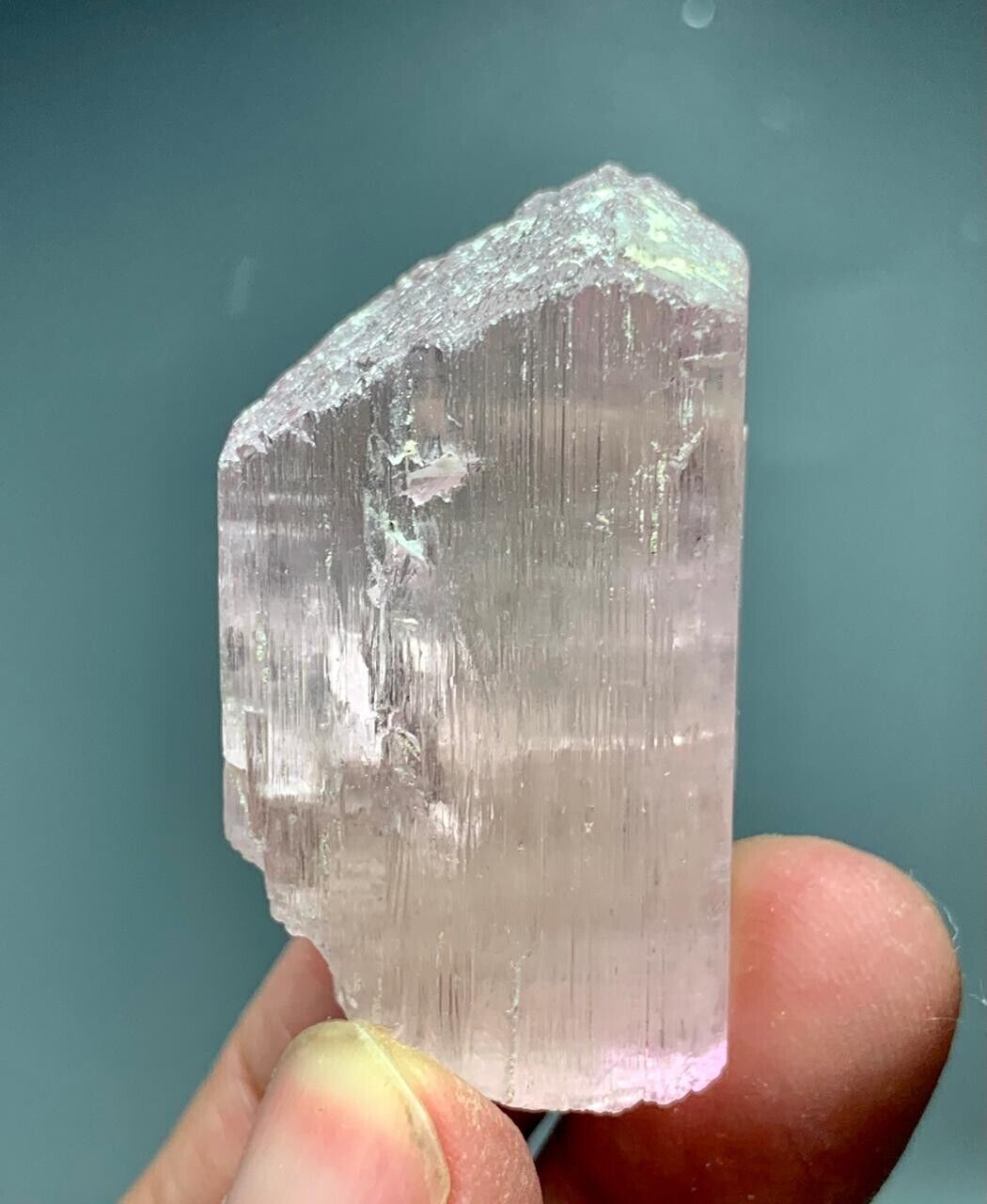 170 Carat Natural Kunzite Crystal from Afghanistan