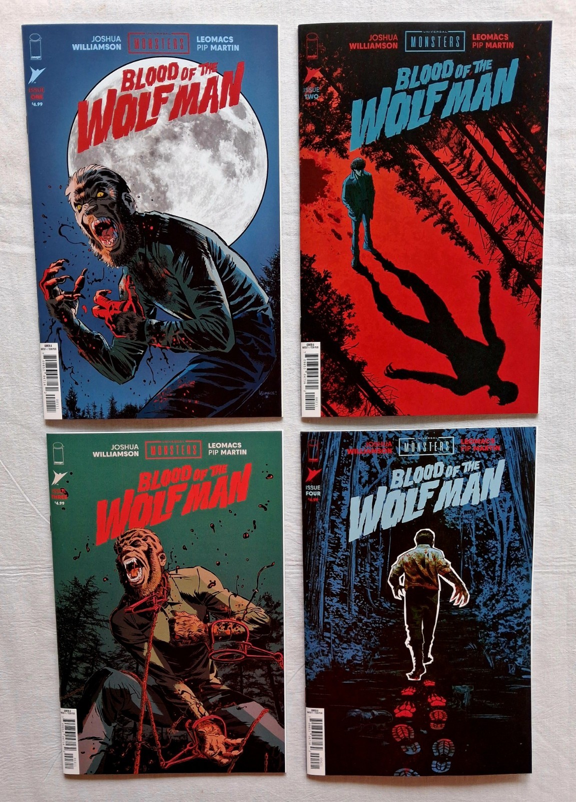 Universal Monsters: Blood Of The Wolfman #1-4  NM+ Full Set Image Comics 