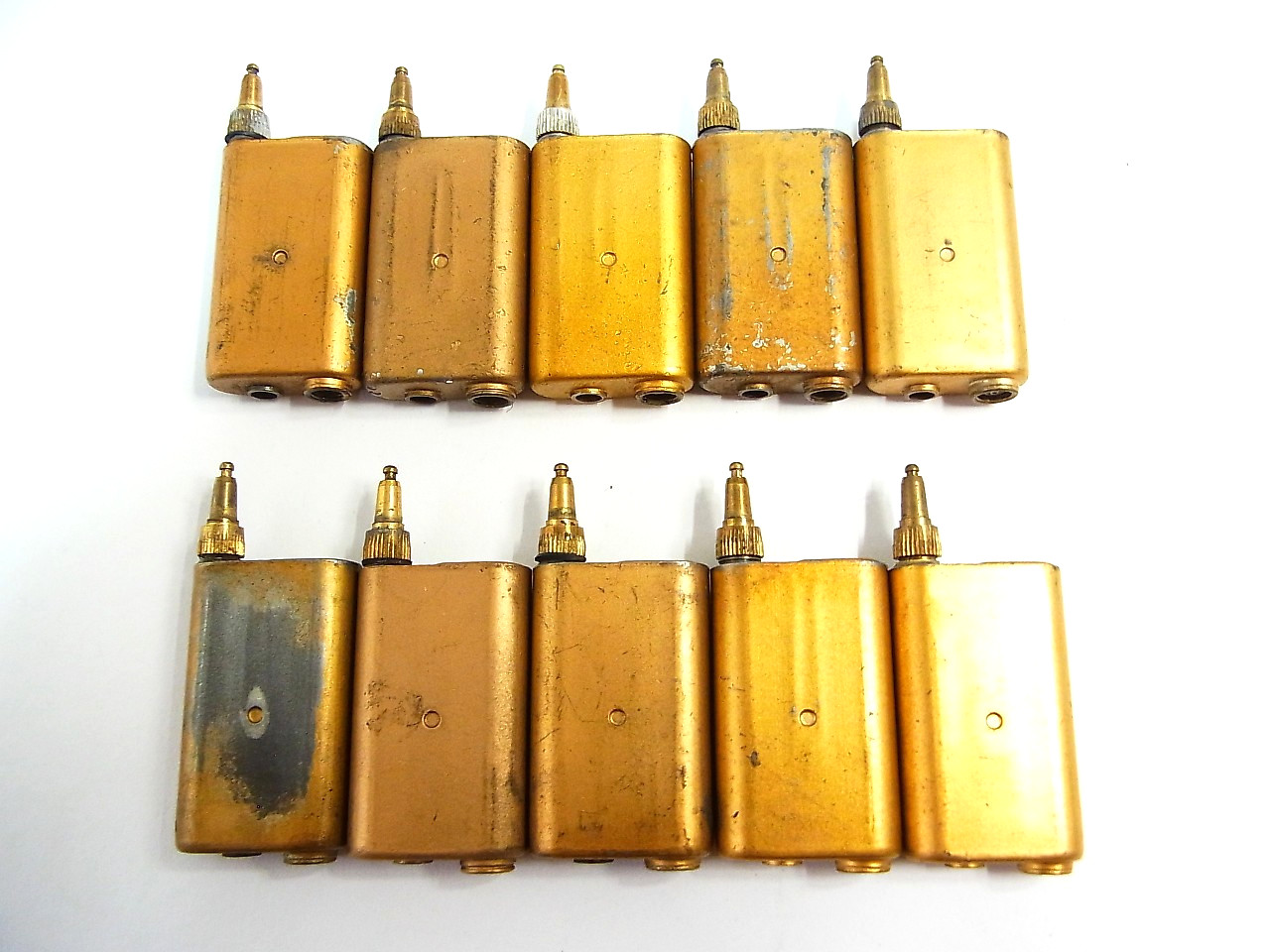 Cartier Lighter Genuine Gold Gas Tank Set of 10 For Repair or Parts