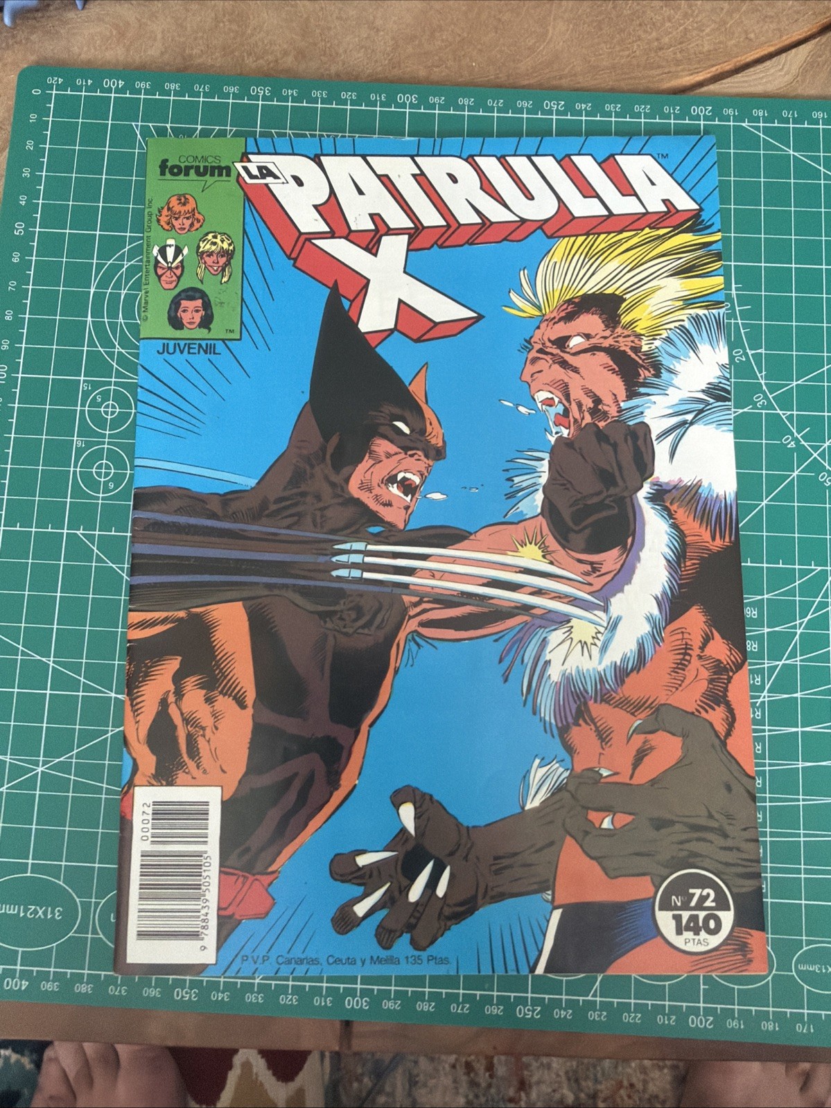 LA PATRULLA X #72-SPANISH EDITION X-MEN #222