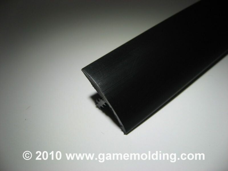 25 FT 3/4 INCH Smooth Black T-Molding (Arcade, MAME) FAST SHIP