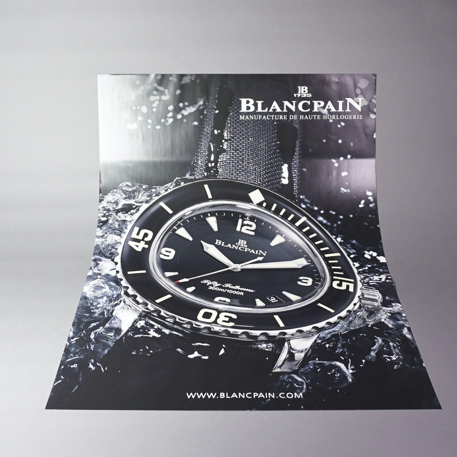Vintage Blancpain Manufacture De Haute Horlogerie Poster Poster 70 x 100 cm 1st Z