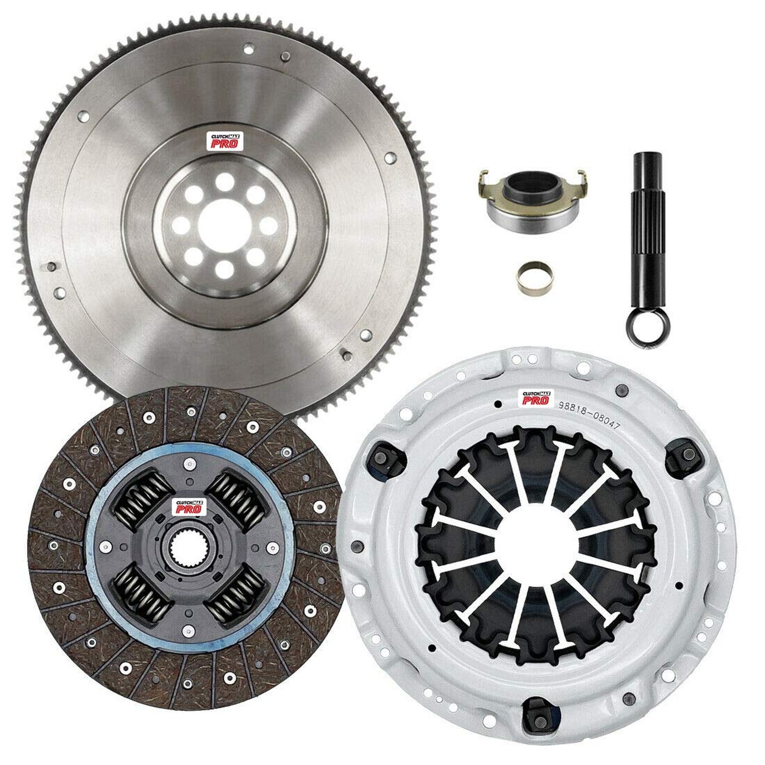ClutchMaxPRO Performance Stage 2 Clutch Kit with Flywheel Compatible with 200...