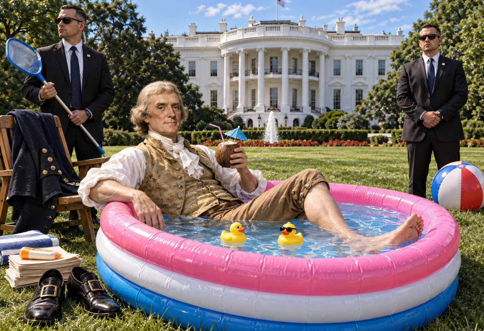 Thomas Jefferson Presidential Pool Party 13\