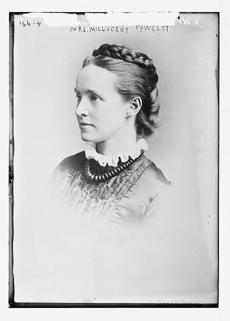 Photo:Mrs Millicent Fawcett Portrait Bust 1913 English Suffragist Feminist
