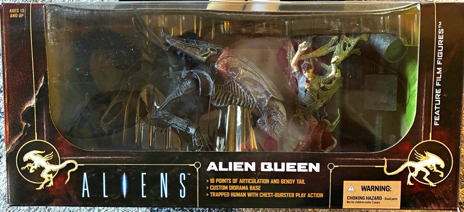 McFarlane Toys Movie Maniacs 6 Aliens Alien Queen Deluxe Boxed Set 2003