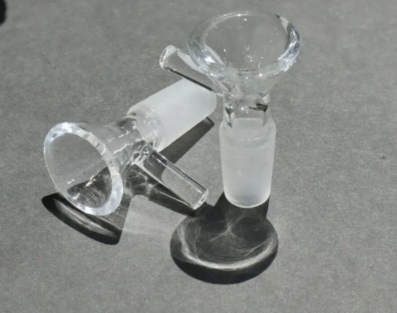 14MM Male Glass Bong Bowl Replacement Head Piece - 2 Pack