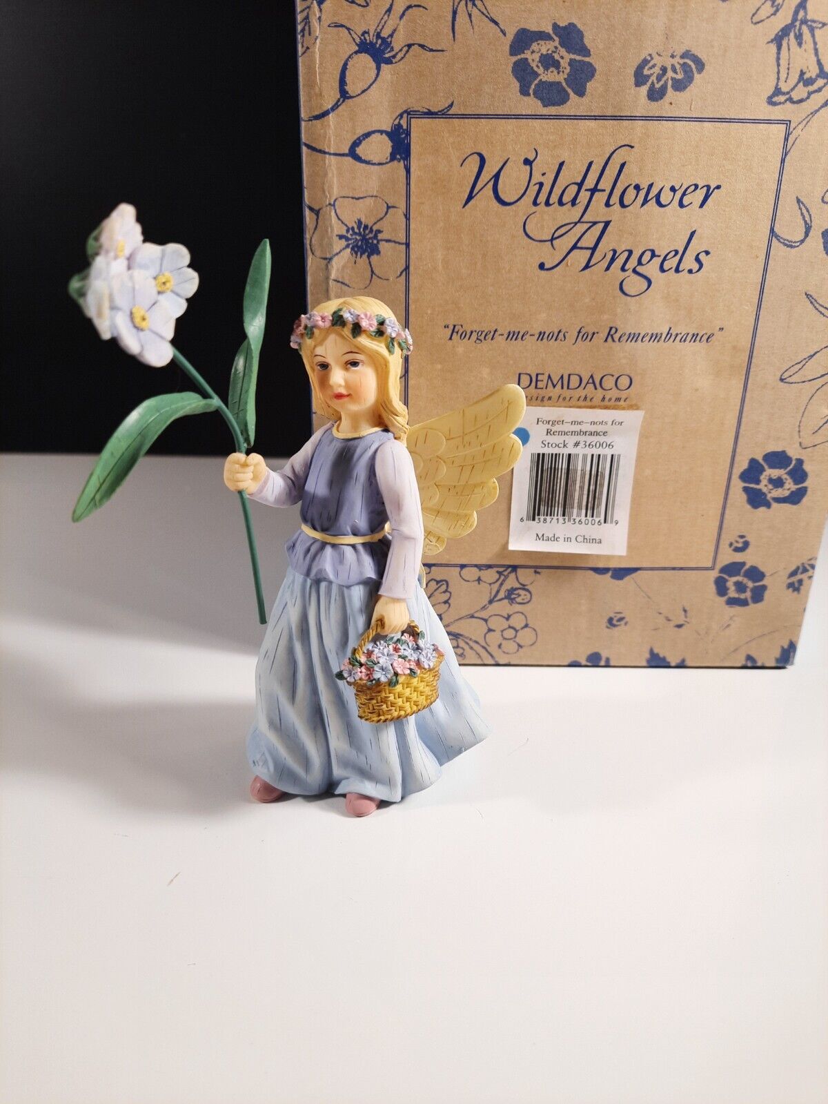Wildflower Angels DEMDACO Forget-me-Nots for Remembrance