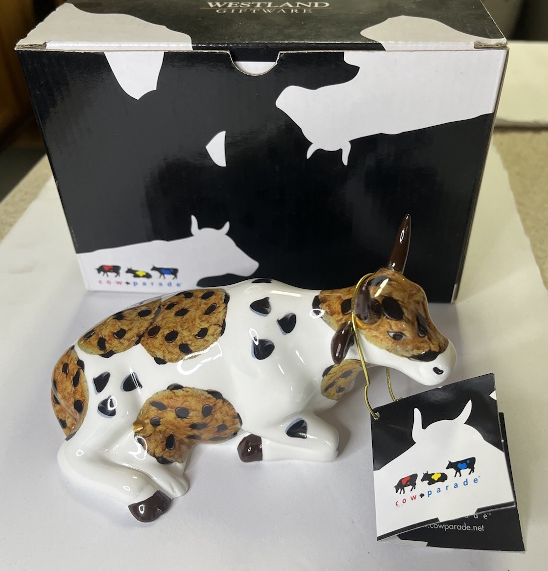Vintage Cow Parade Cookies N’ Cream #7305 Westland Giftware 2003 New In Box Vintage Cow Parade Cookies N’ Cream #7305 Westland Giftware 2003 New In Box